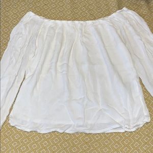 Off the shoulder shirt